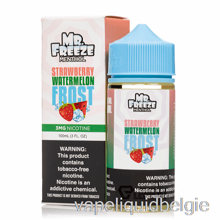 Vape Vloeistof Aardbei Watermeloen Vorst - Mr Vriezer - 100ml 0mg